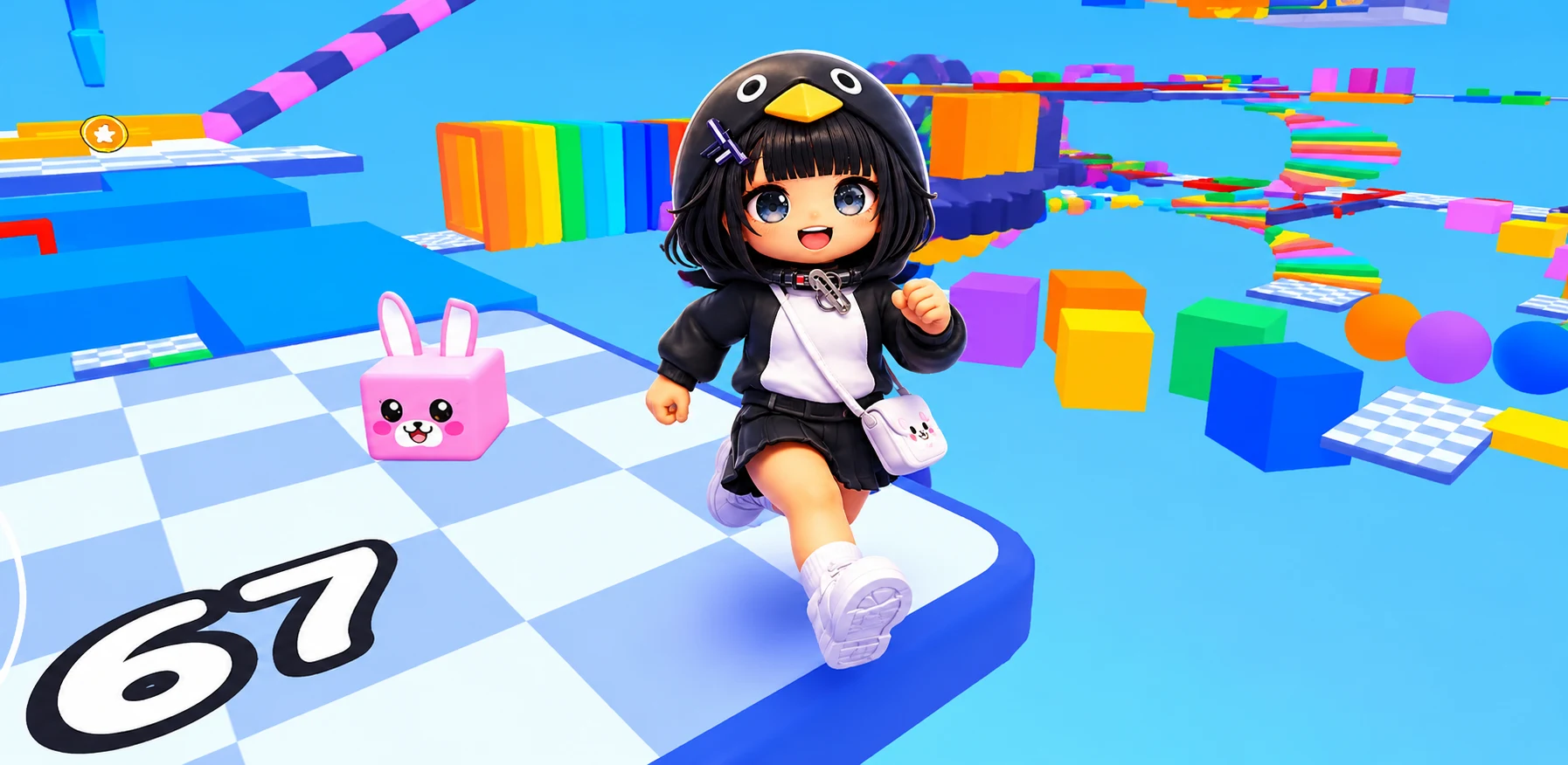 Gugu Gaga Penguin Obby Parkour screenshot